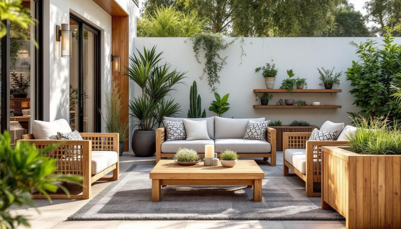 Comment intégrer des éléments naturels dans le mobilier d'extérieur ?