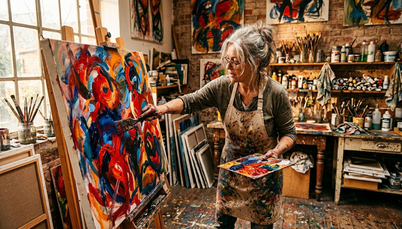 Exploration des influences et thèmes dans l'œuvre d'un peintre expressionniste célèbre